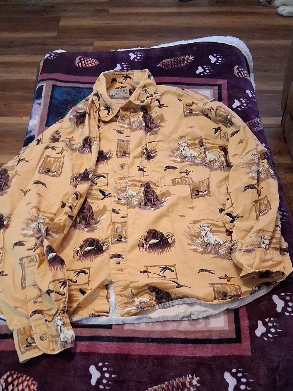 Outdoor Life Yellow Printed Lightweight Shirt